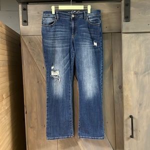 INC Straight Leg Curvy Crop size 12